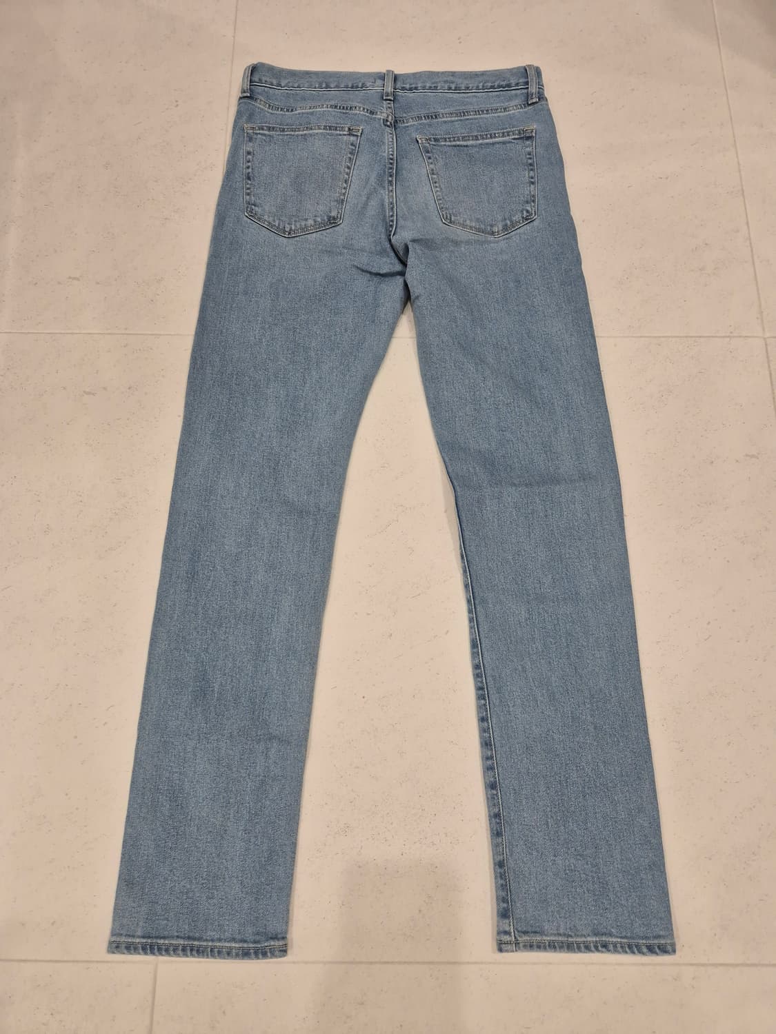 [유니클로] 슬림 스트레이트진(라이트워시) 32 상품이미지2