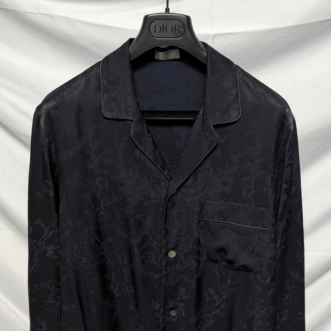 [S+급/48] 디올 플라워 실크 셔츠 셋업 상품이미지3