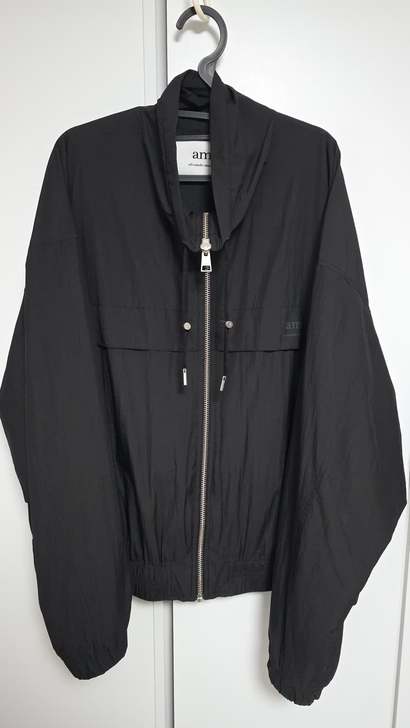 아미 AMI 블랙 바람막이 자켓 XXL (내용확인 필) 상품이미지4