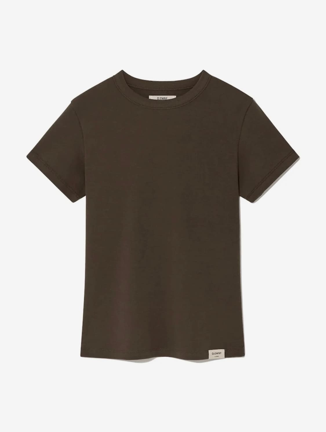 글로니 G CLASSIC FITTED TEE (BROWN) 상품이미지1