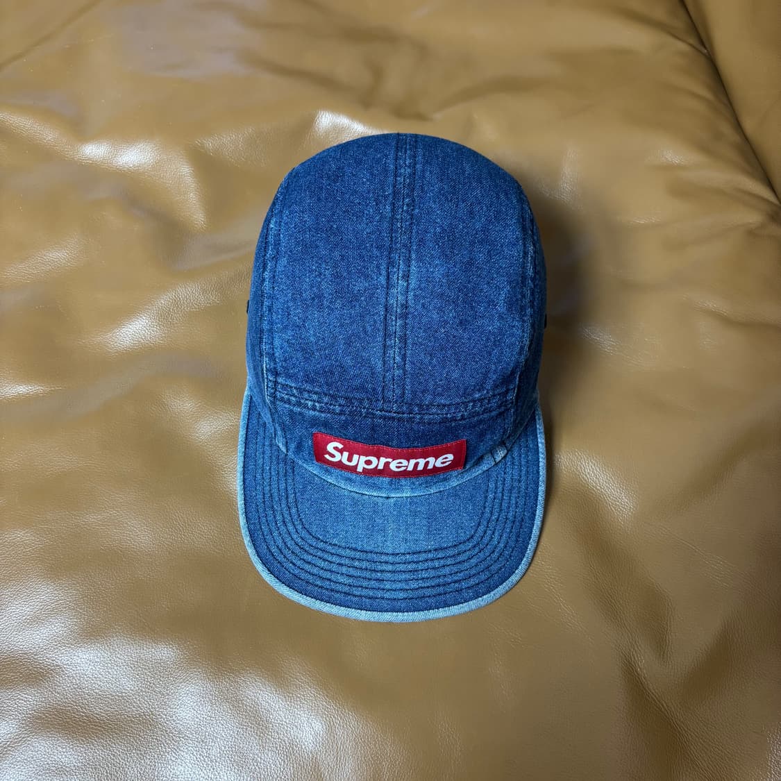Supreme 슈프림 데님 캠프캡 모자 (Washed Denim) 상품이미지5