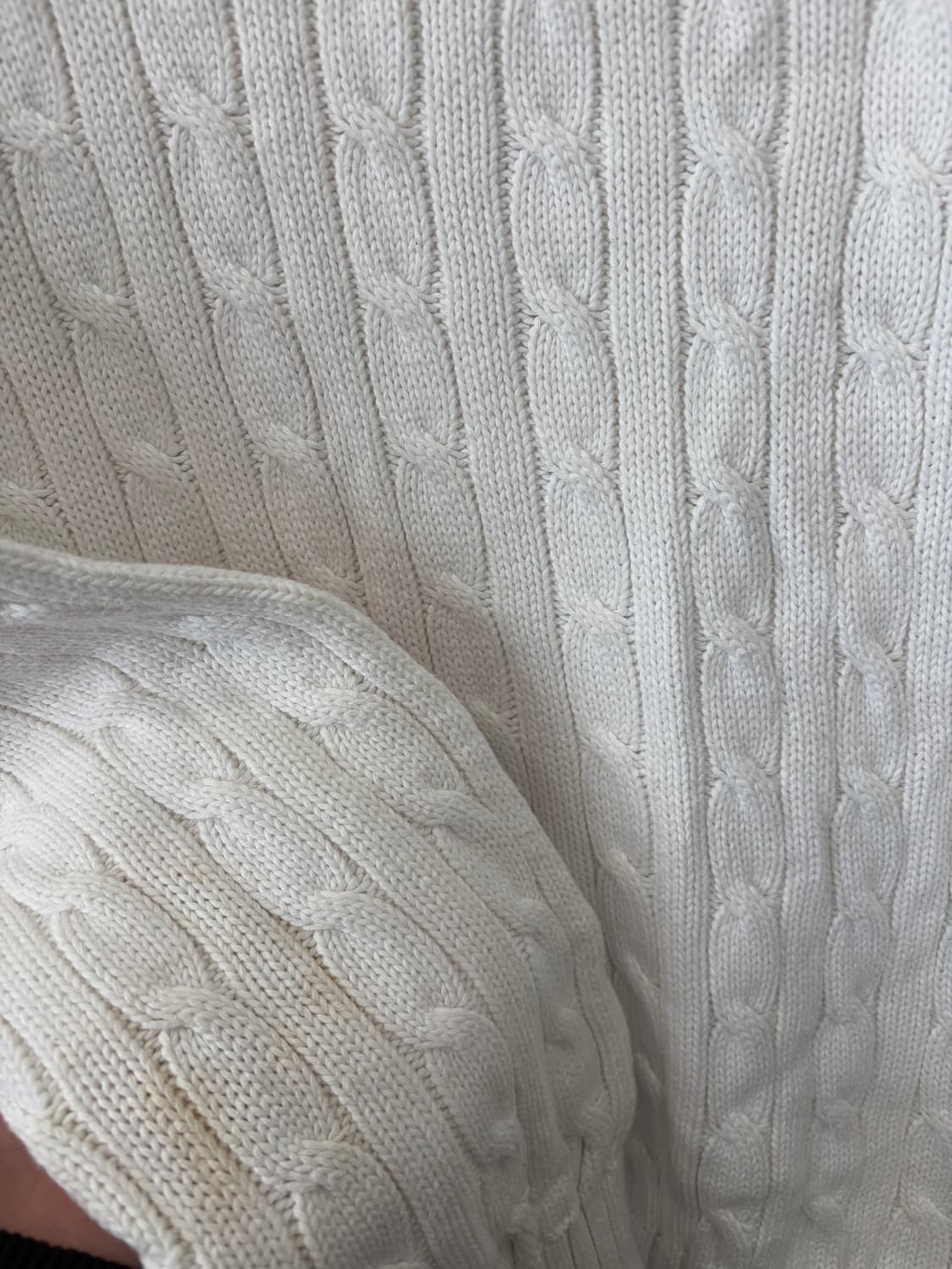 60. 폴로 꽈배기 브이넥 니트 상품이미지2