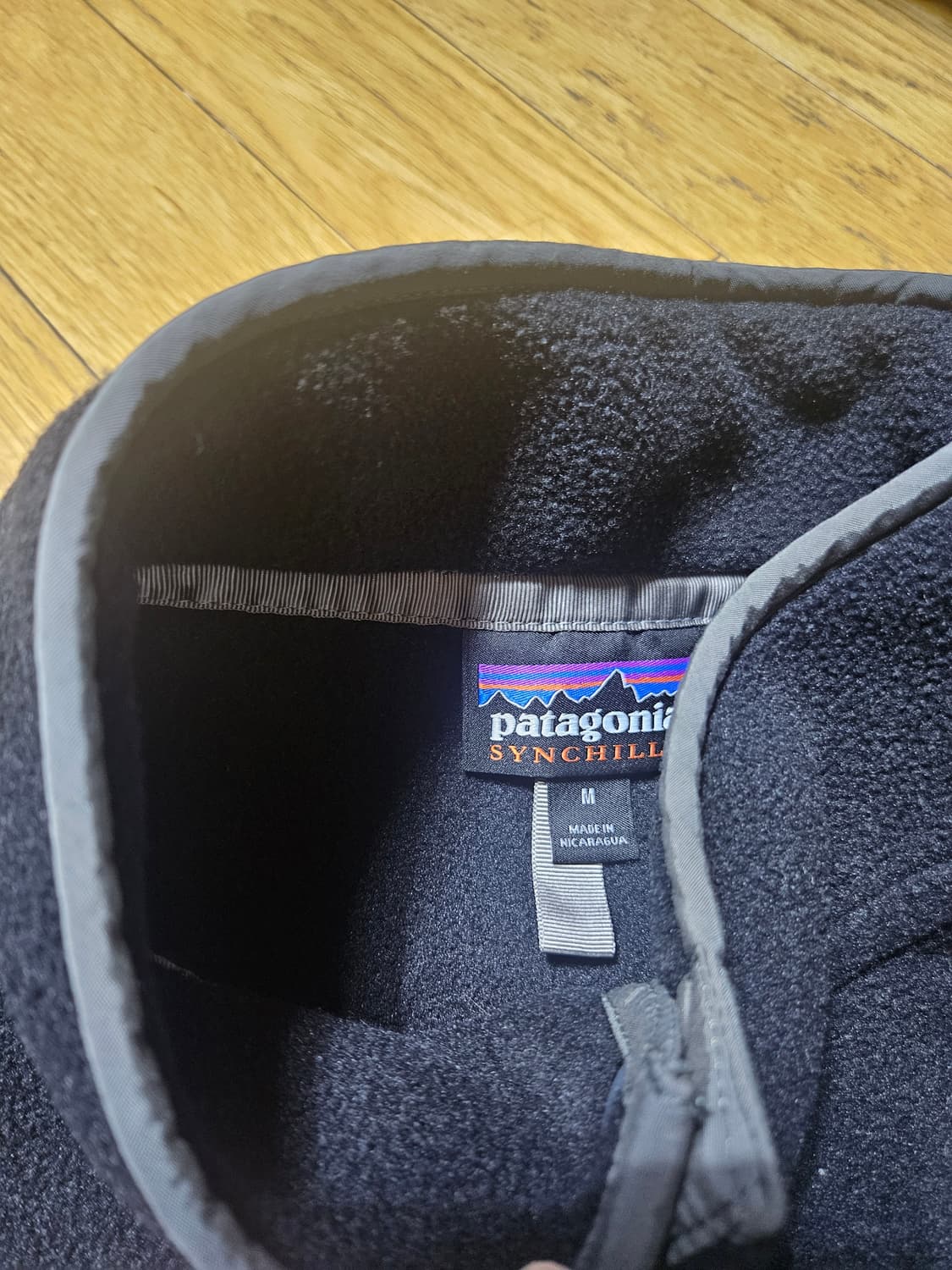 파타고니아 신칠라 블랙 플리스 후리스 아노락 맨투맨  상품이미지6