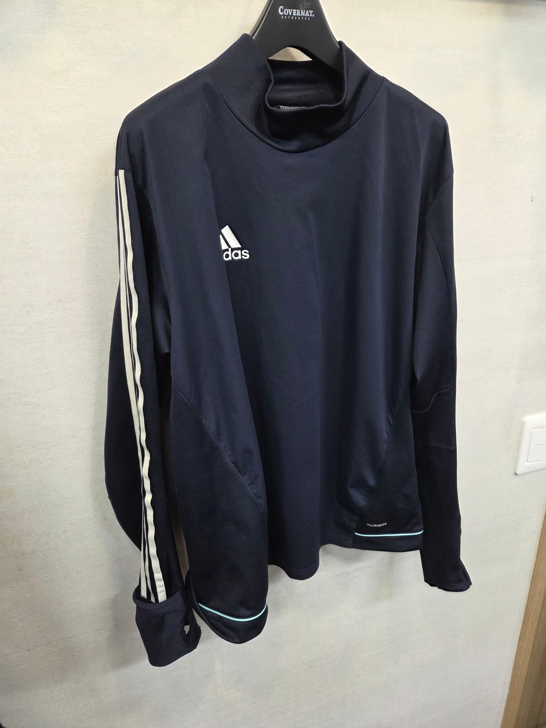 아디다스 티로 안감기모 하이넥 방풍 기능성 삼선 긴팔 105 상품이미지6