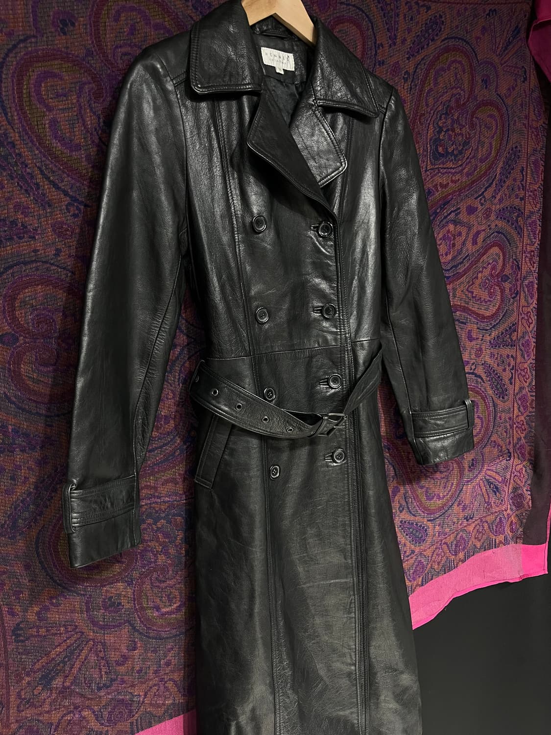 H&M  Hennes 여성용  트렌치 가죽코트 상품이미지3