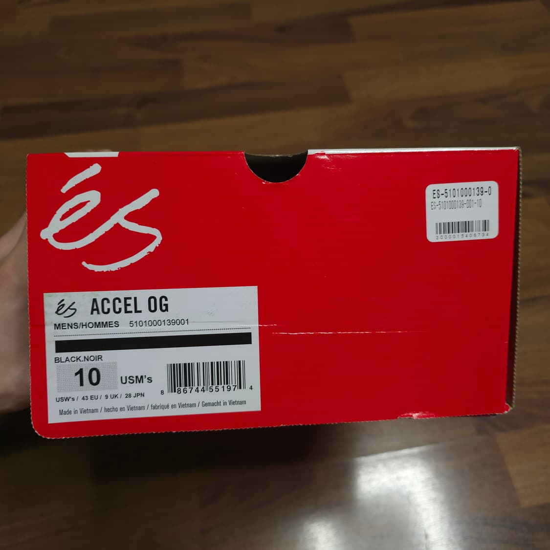 [280]ES ACCELOG 보드화 블랙 es보드화 상품이미지8