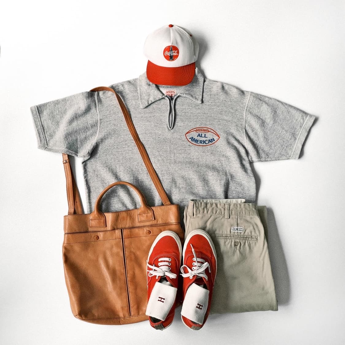 마가렛호웰 아이디어 헬멧백 카멜  상품이미지10