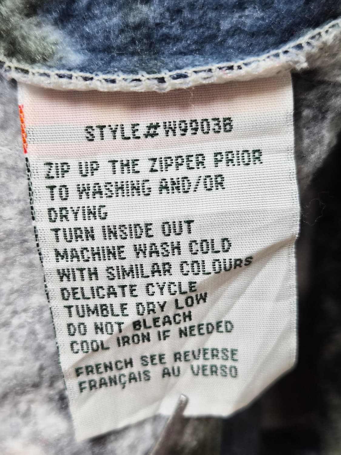 노썬겟어웨이 미국빈티지 북극패턴 후리스 자켓 L사이즈 - J65 상품이미지5