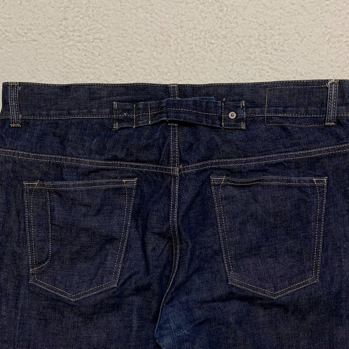 [표기 35, 실측 38] 질스튜어트 레귤러핏 신치백 셀비지 데님팬츠 상품이미지2