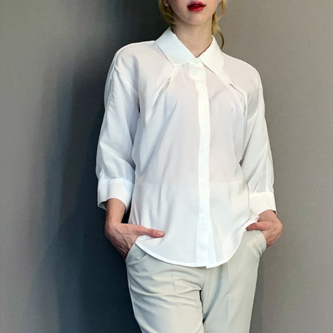 파슨스(PARSONS) 웨이스트 라인 셔츠 55-66 상품이미지2