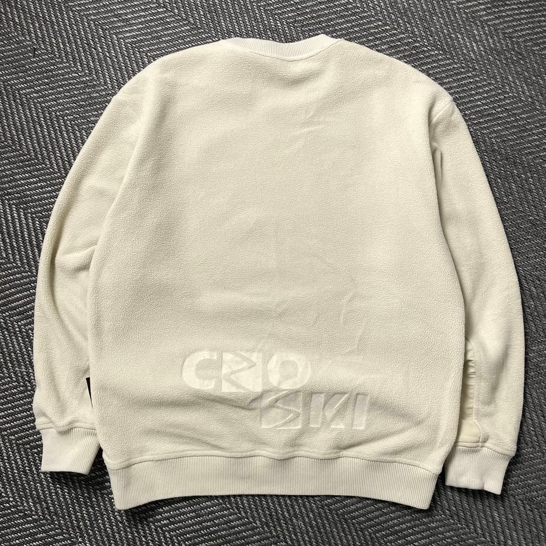 미즈노 CRO SKI 플리스 맨투맨 아이보리 y 5056 상품이미지6