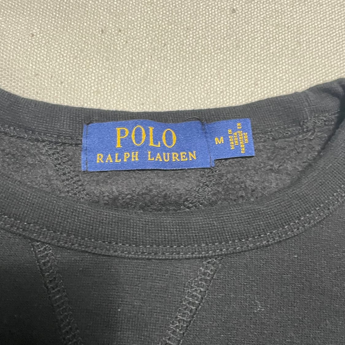 M 폴로랄프로렌 블랙 맨투맨 상품이미지4