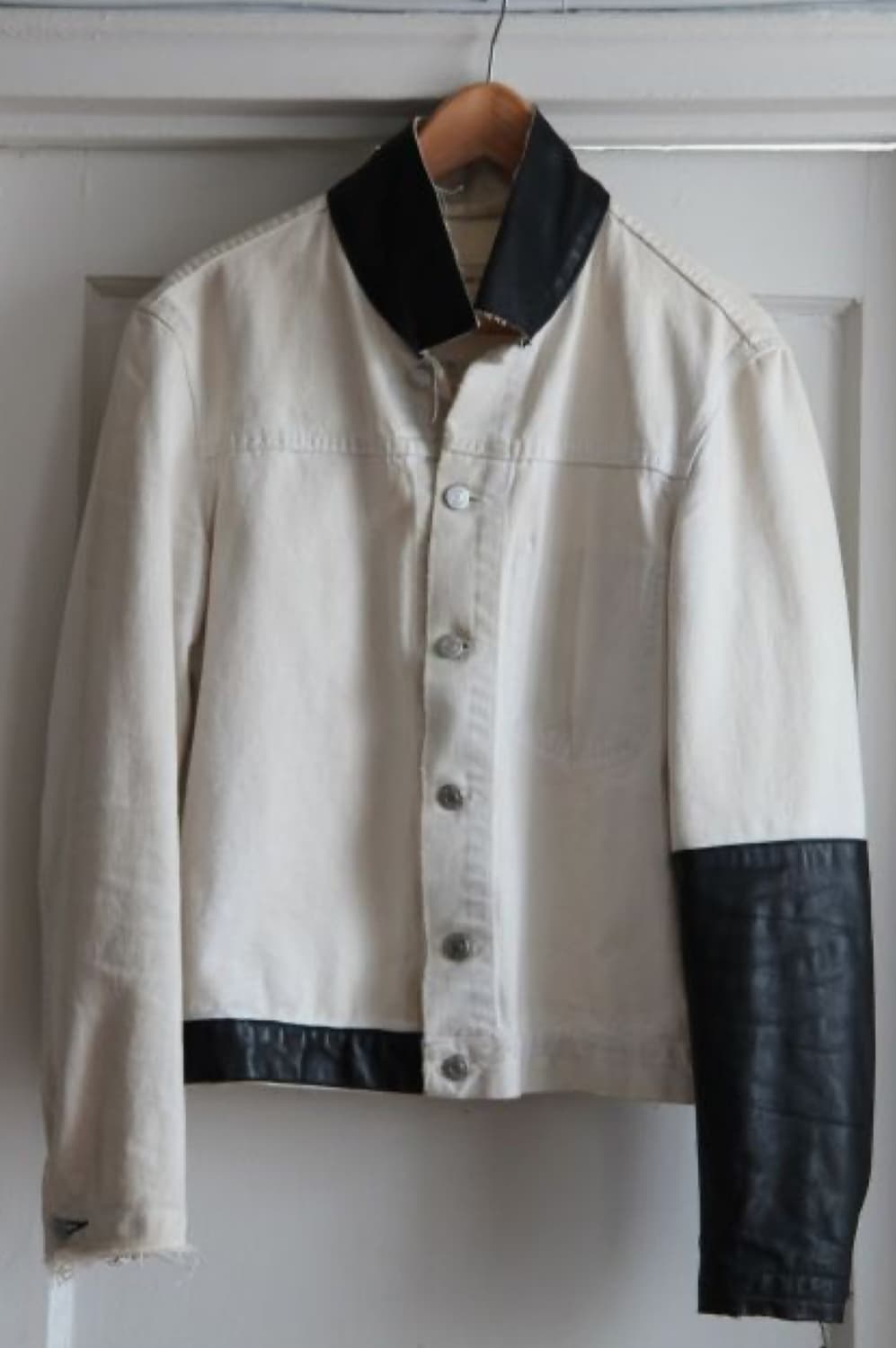 Helmut lang leather patched trucker 상품이미지1