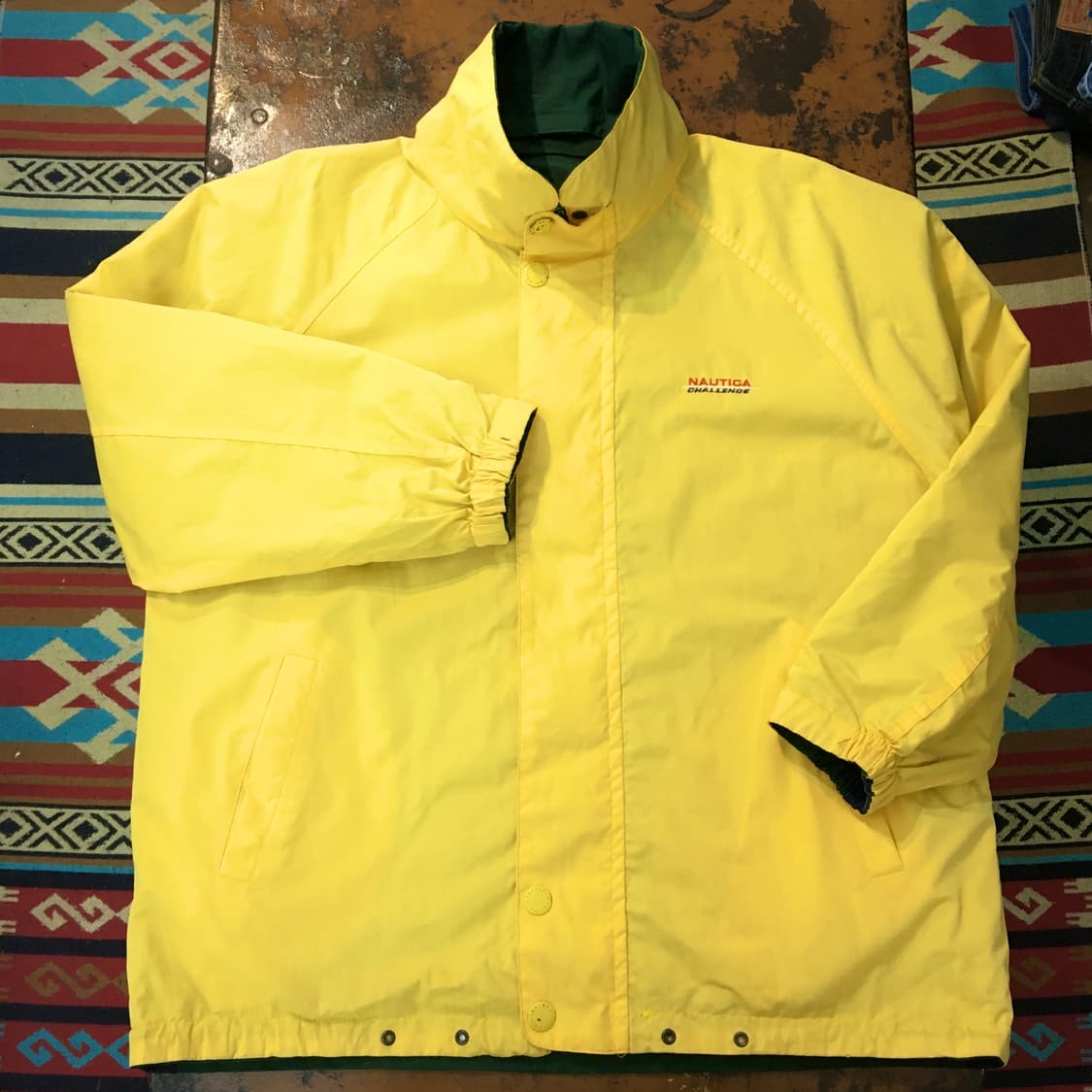 노티카 옐로 그린 리버시블 윈드브레이커 자켓 남성 110  상품이미지1