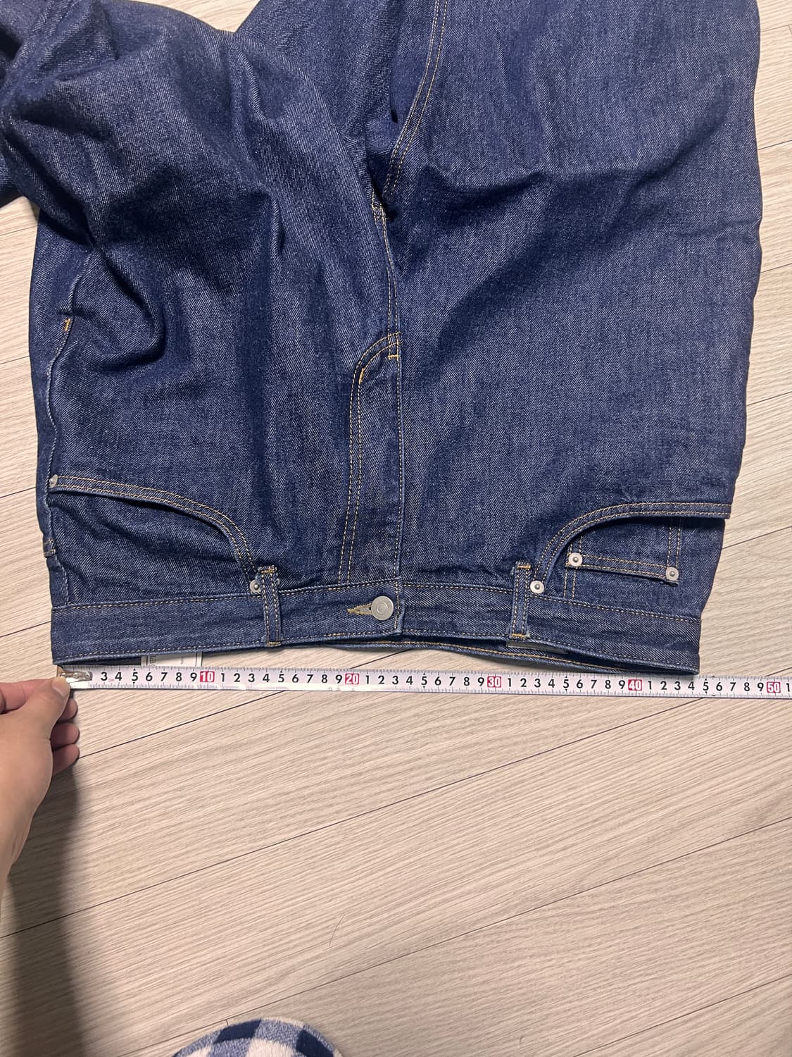 인더로우 하드트위스트 W.T 데님 4 인디고  상품이미지2