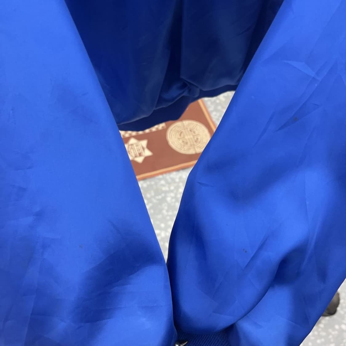 킹 루이 U.S.A 데비 레트로 펑크 새틴 바시티 자켓 XL C08741 상품이미지7