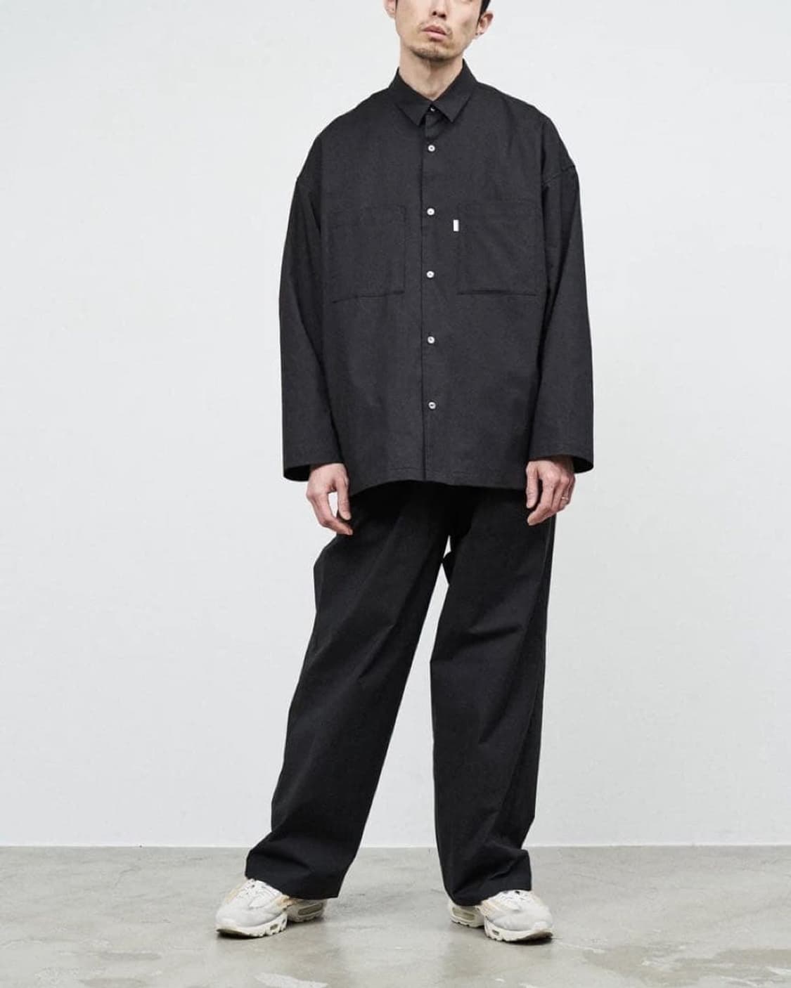 그라프페이퍼 타입라이터 와이드 쉐프팬츠 상품이미지1