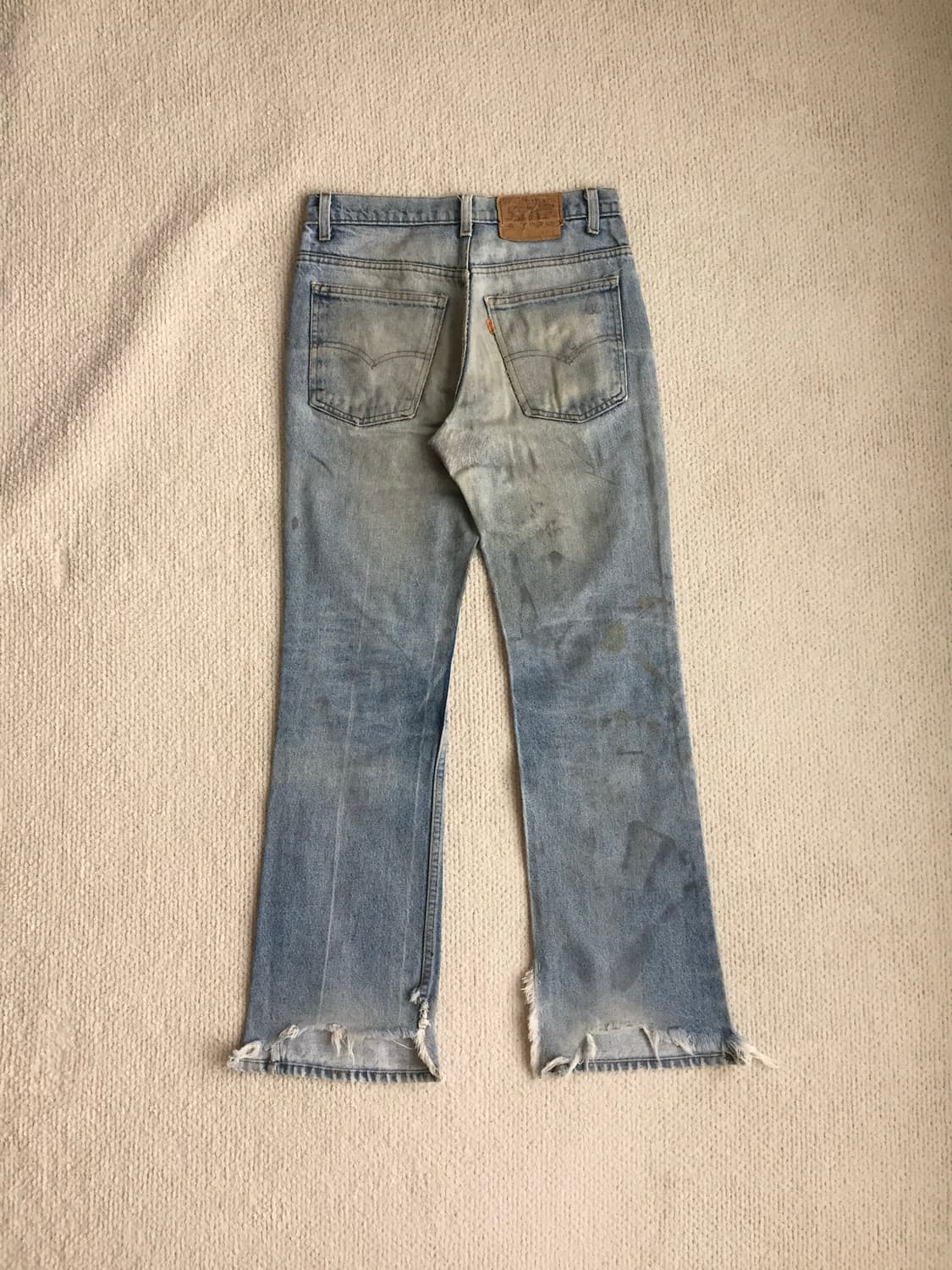 80‘s levis 리바이스 517 부츠컷 데님 굿에이징 상품이미지5