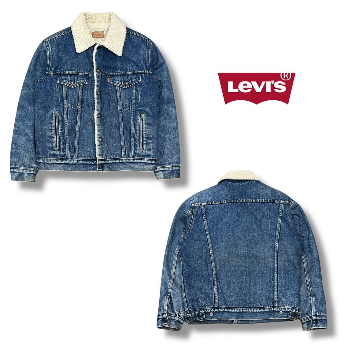 리바이스 오렌지탭 셰르파 데님자켓 s08495 상품이미지1