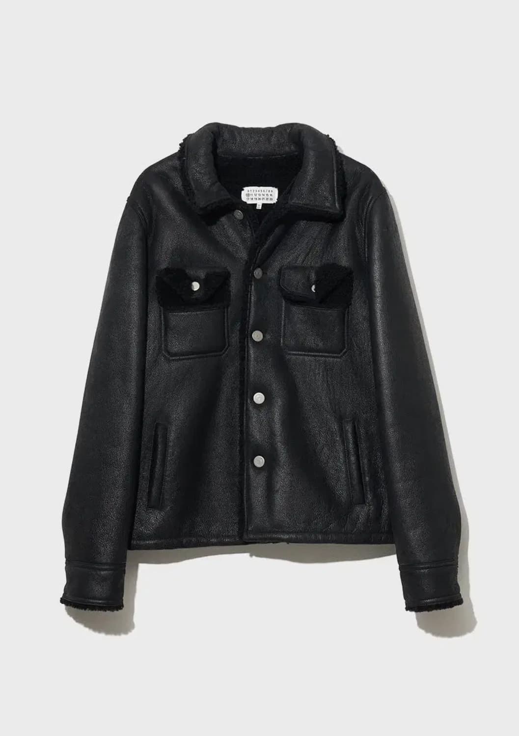 [네고가능] 메종 마르지엘라 가죽 무스탕 상품이미지1