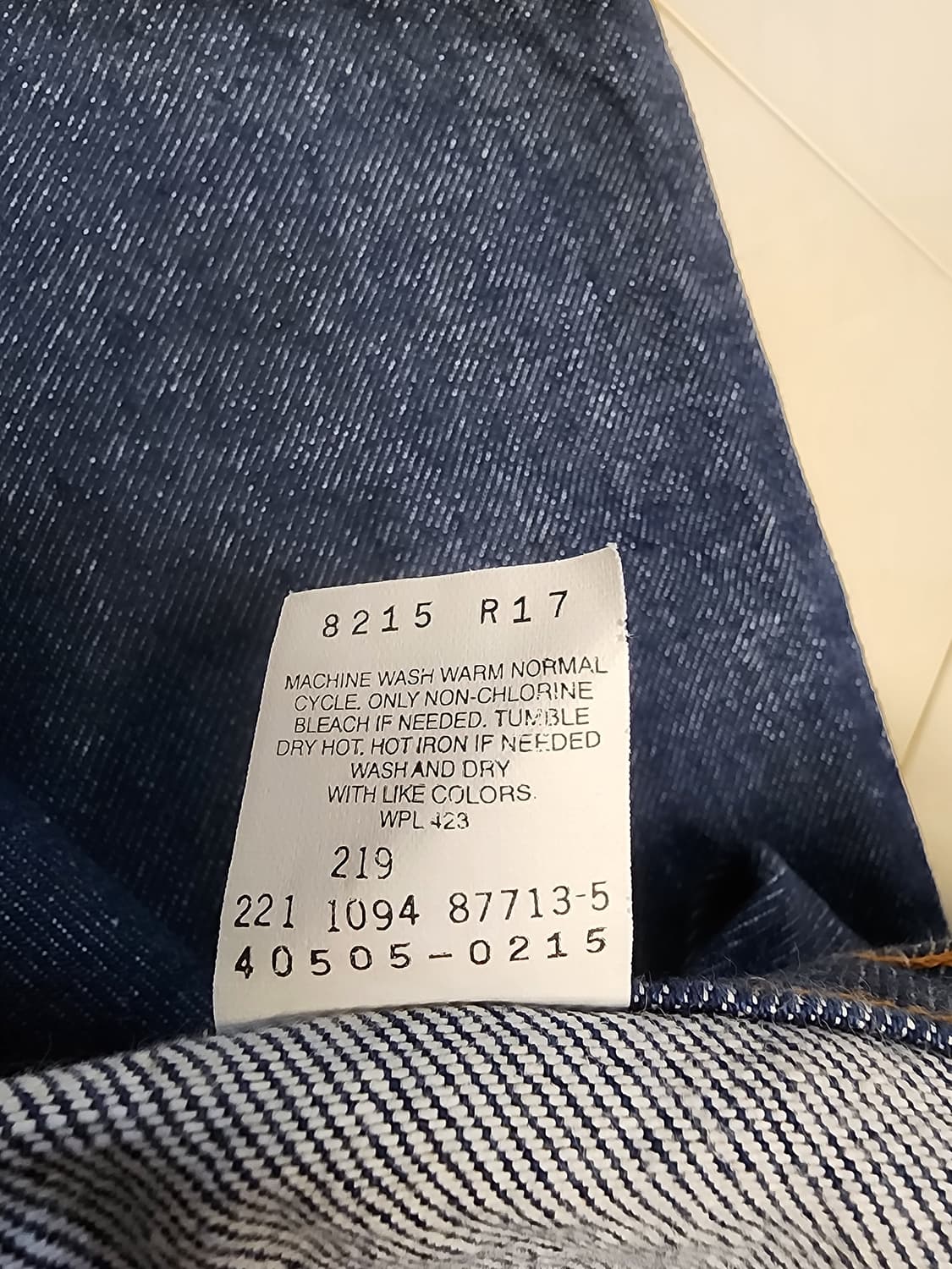 빈티지 90s 리바이스 오렌지탭 505 데드스탁  상품이미지8