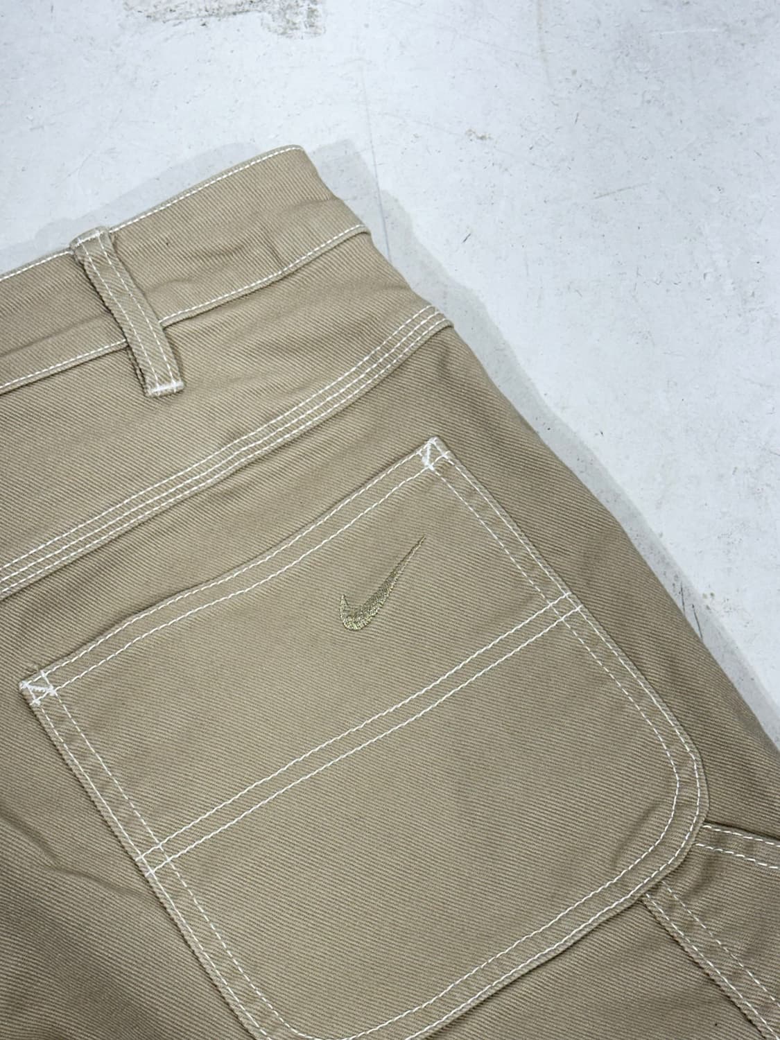 나이키 베이지 캔버스 와이드 카펜터 워크 데님 팬츠 L 상품이미지6