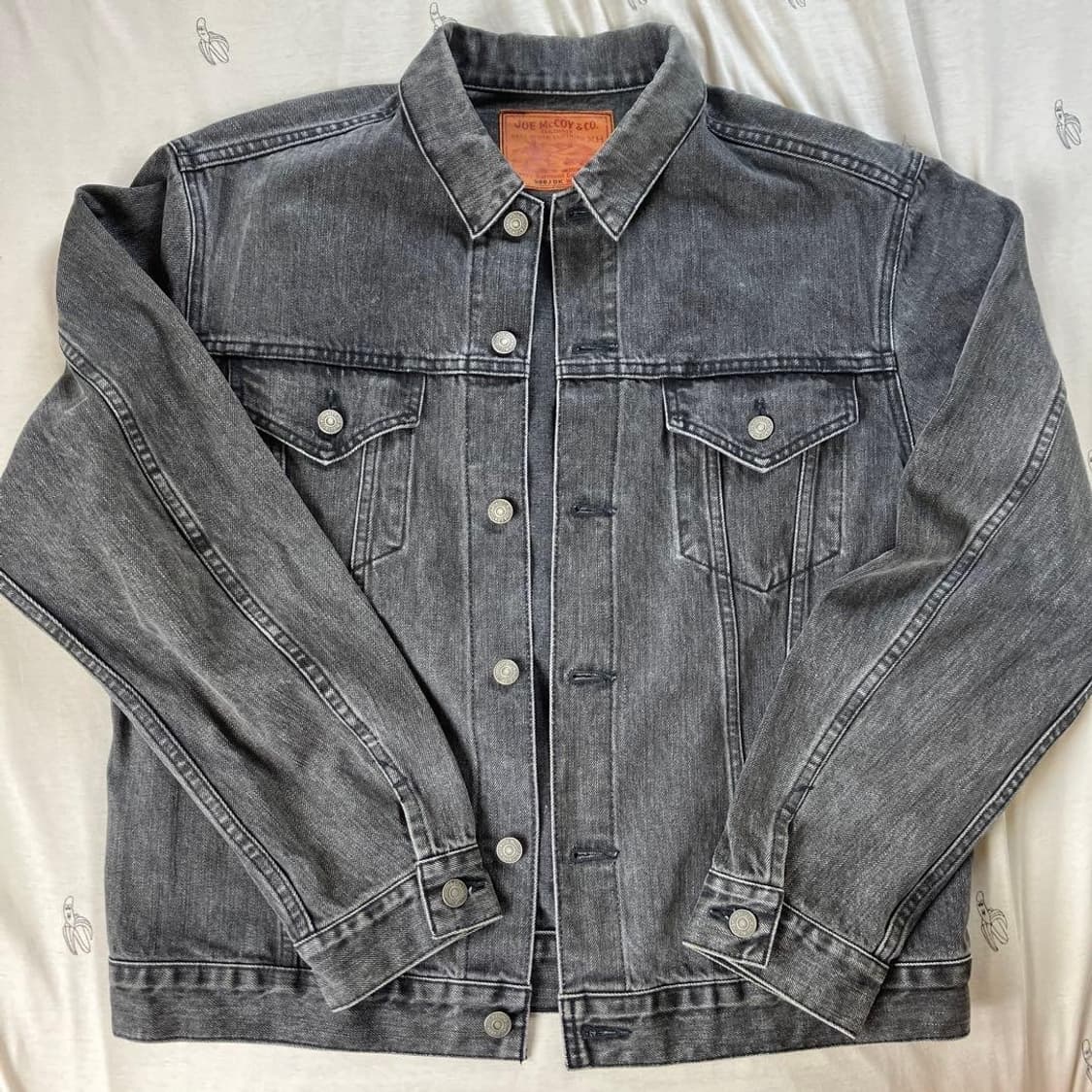 (42) 리얼맥코이 lot.966J 블랙워싱 데님자켓 상품이미지3