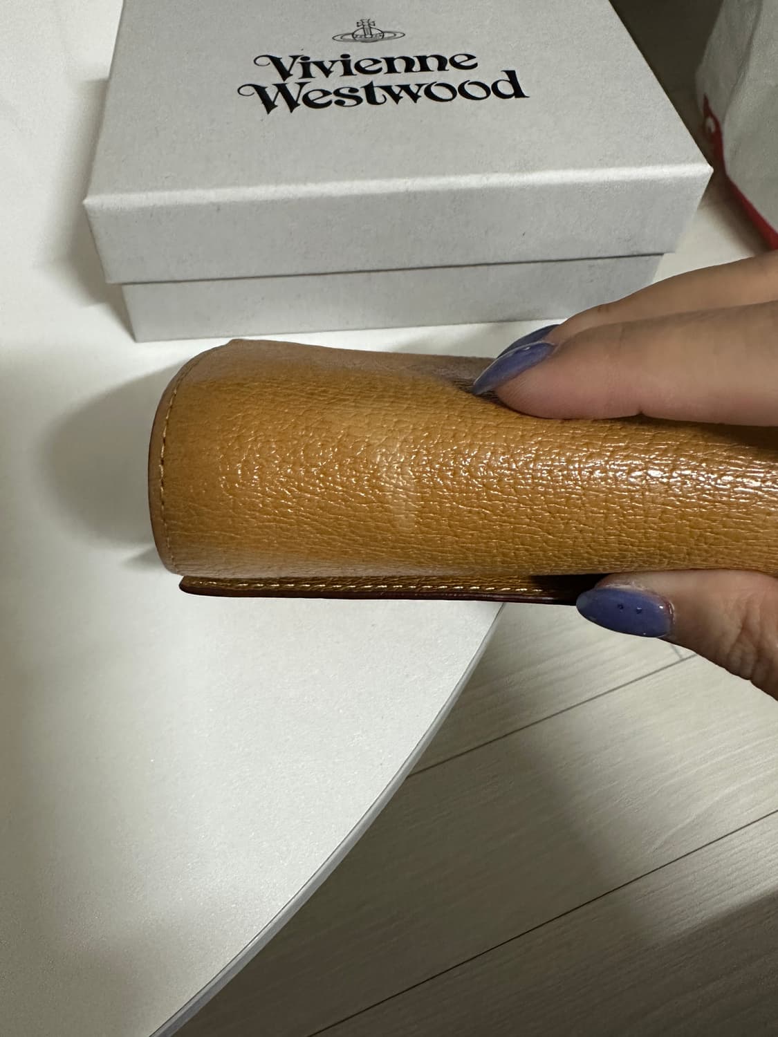 정품 일본백화점 구매) 비비안웨스트우드 브라운 지갑 상품이미지7