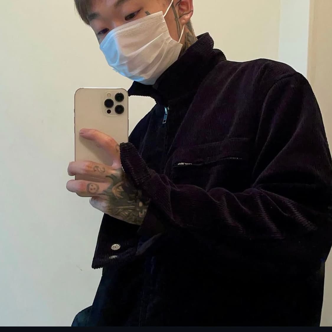 L) 슈프림 코듀로이 집 자켓 블랙 상품이미지2