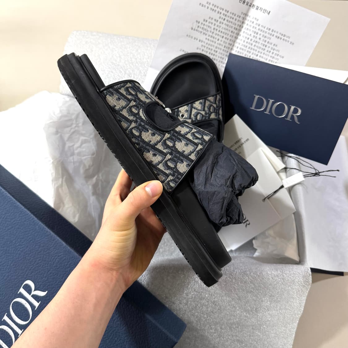 [41/당일출고]디올 오블리크 아쿠아 샌들 / 슬리퍼 상품이미지9