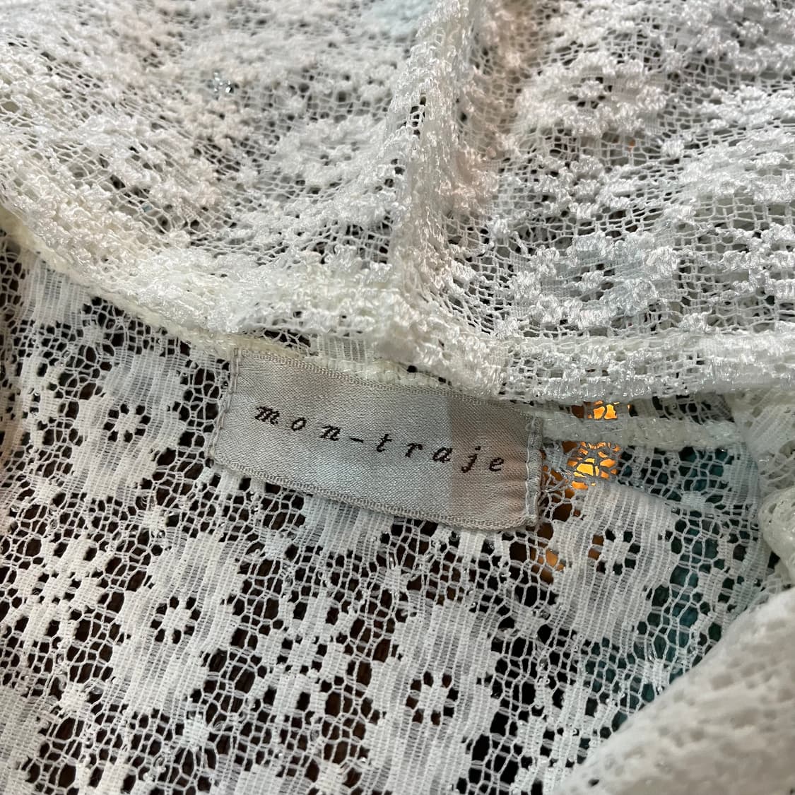 90s 빈티지 시스루 레이스 후디 상품이미지4