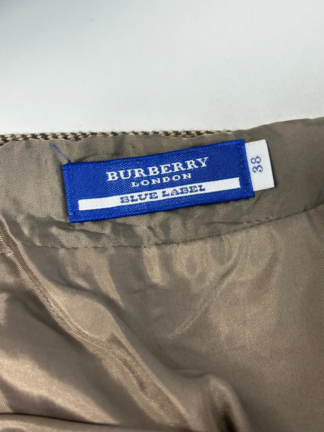 버버리 블루라벨 헤링본 체크 스커트 상품이미지6