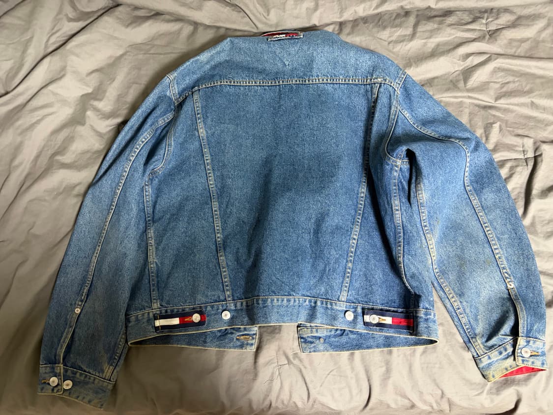 빈티지 타미힐피거 청자켓 xl 상품이미지2