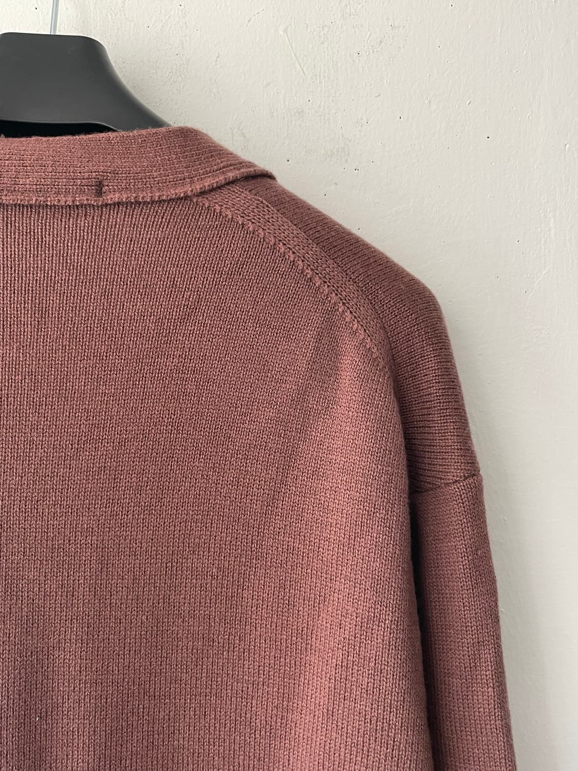 LEIMAN 프리미엄 메리노울100 가디건 브라운 새상품  상품이미지7