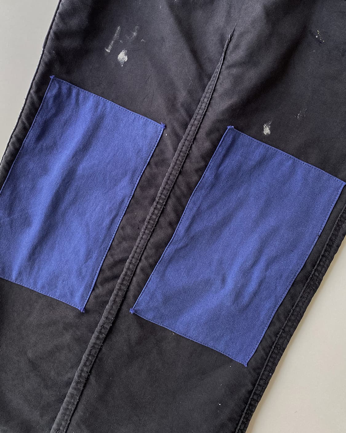 빈티지 오리지널 몰스킨 리페어 페인팅 프렌치 워크팬츠 상품이미지6