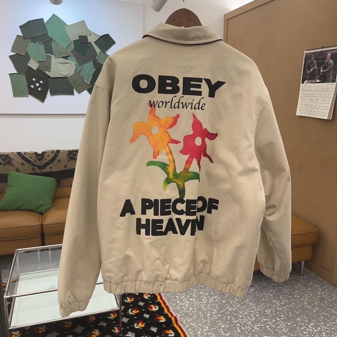 오베이 LEIMERT 키치 플라워 프린팅 자켓 XXL C08489 상품이미지4