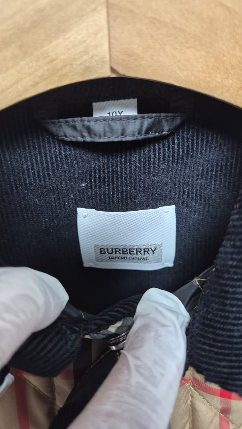 버버리 키즈 퀄팅 코듀로이 자켓 상품이미지4