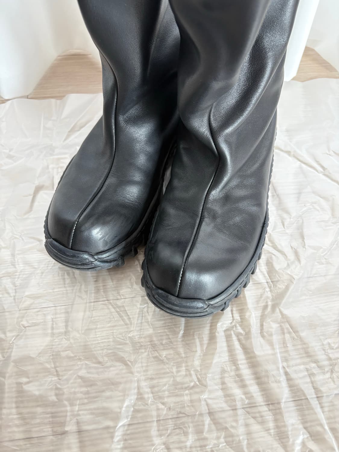 당일발송) 네거티브쓰리 Folded long boots black 240 상품이미지6