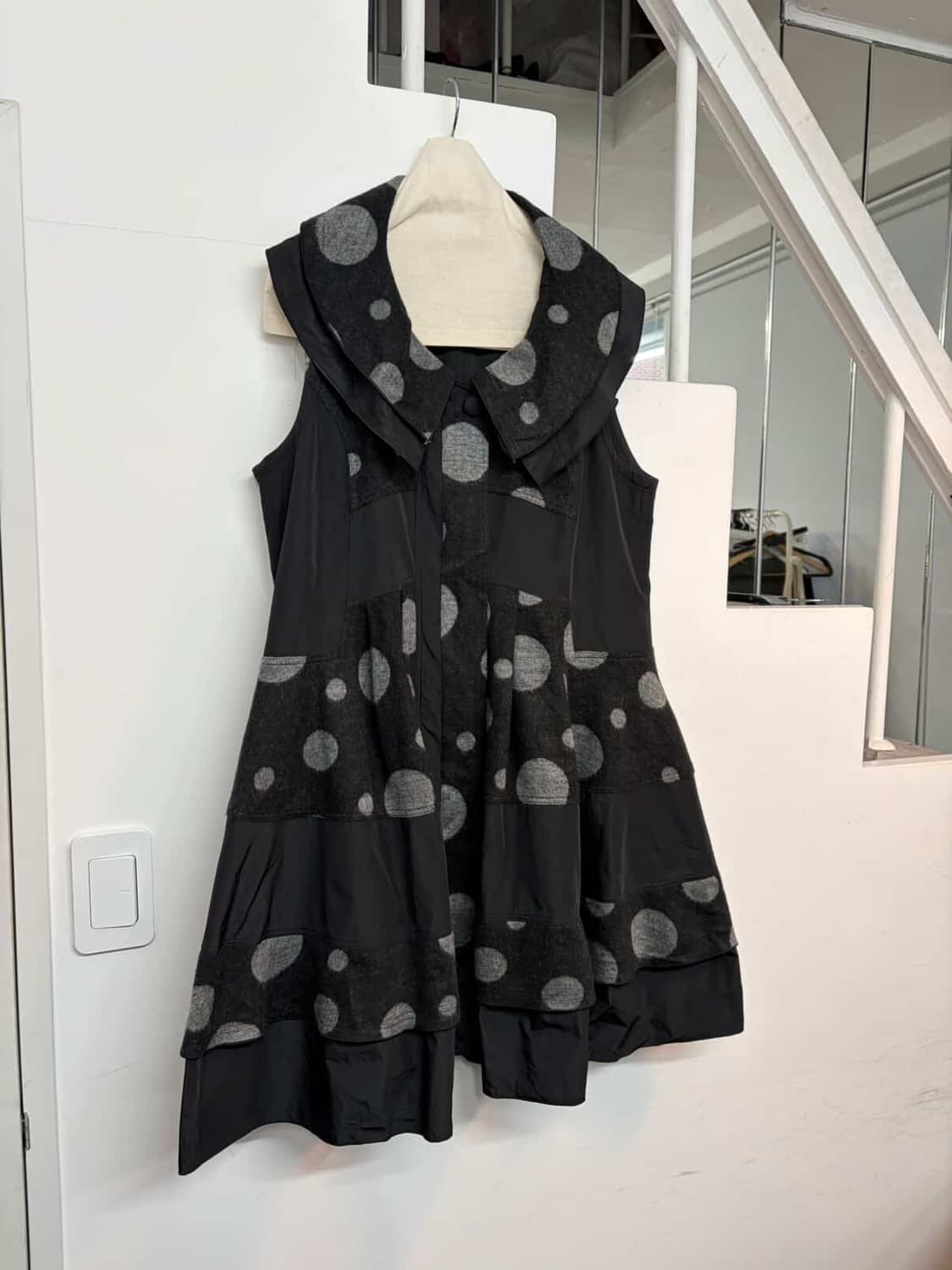 부산 빈티지샵 도트 원피스 상품이미지1