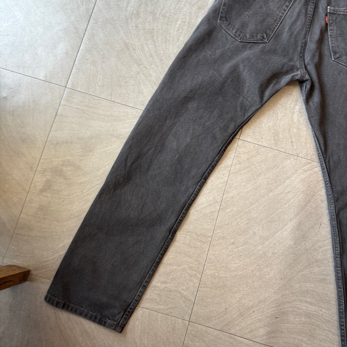 리바이스 정품 505 데님 블랙 팬츠 바지 상품이미지8