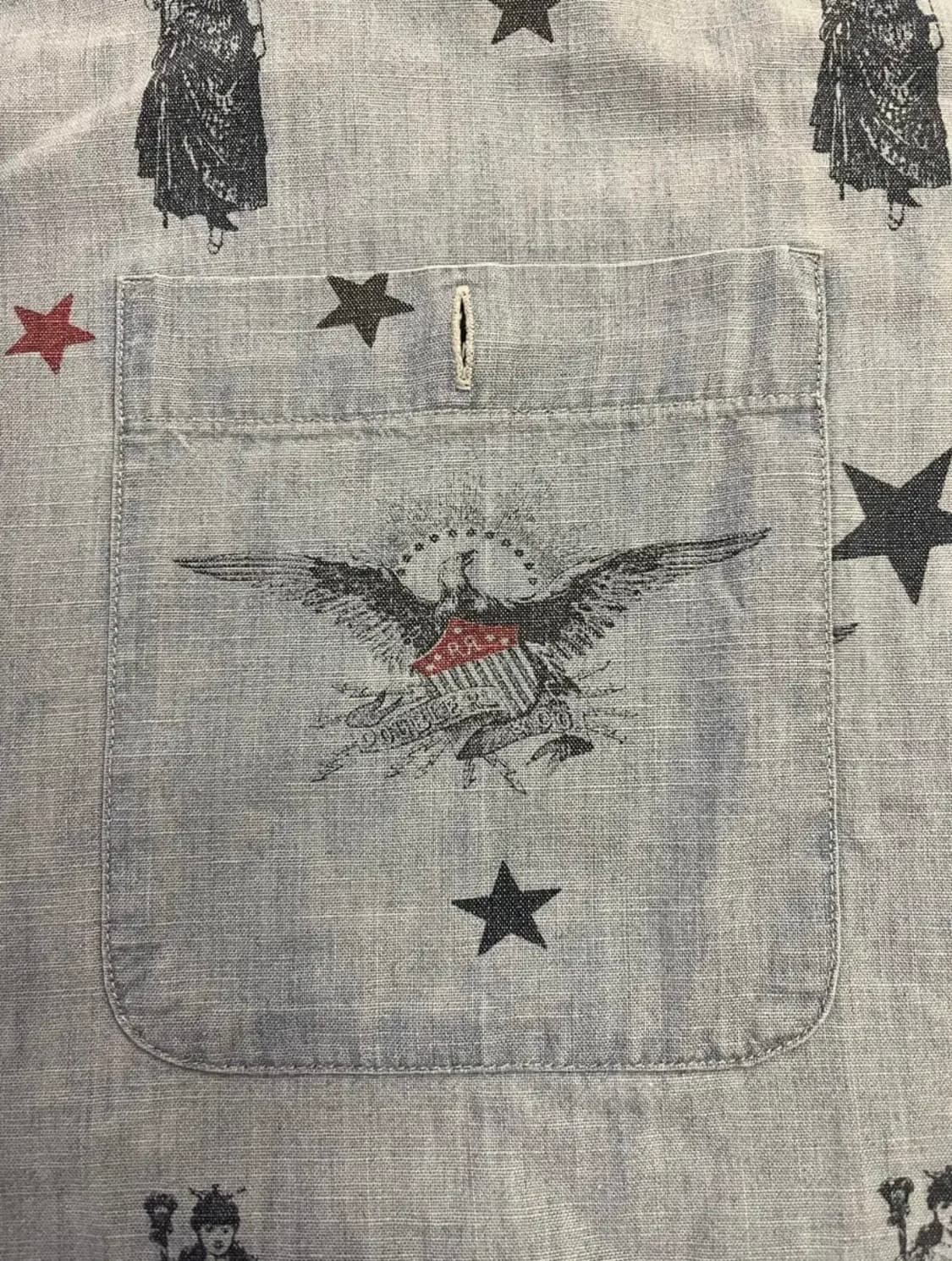 RRL PRINTED CHAMBRAY DENIM SHIRTS 상품이미지3