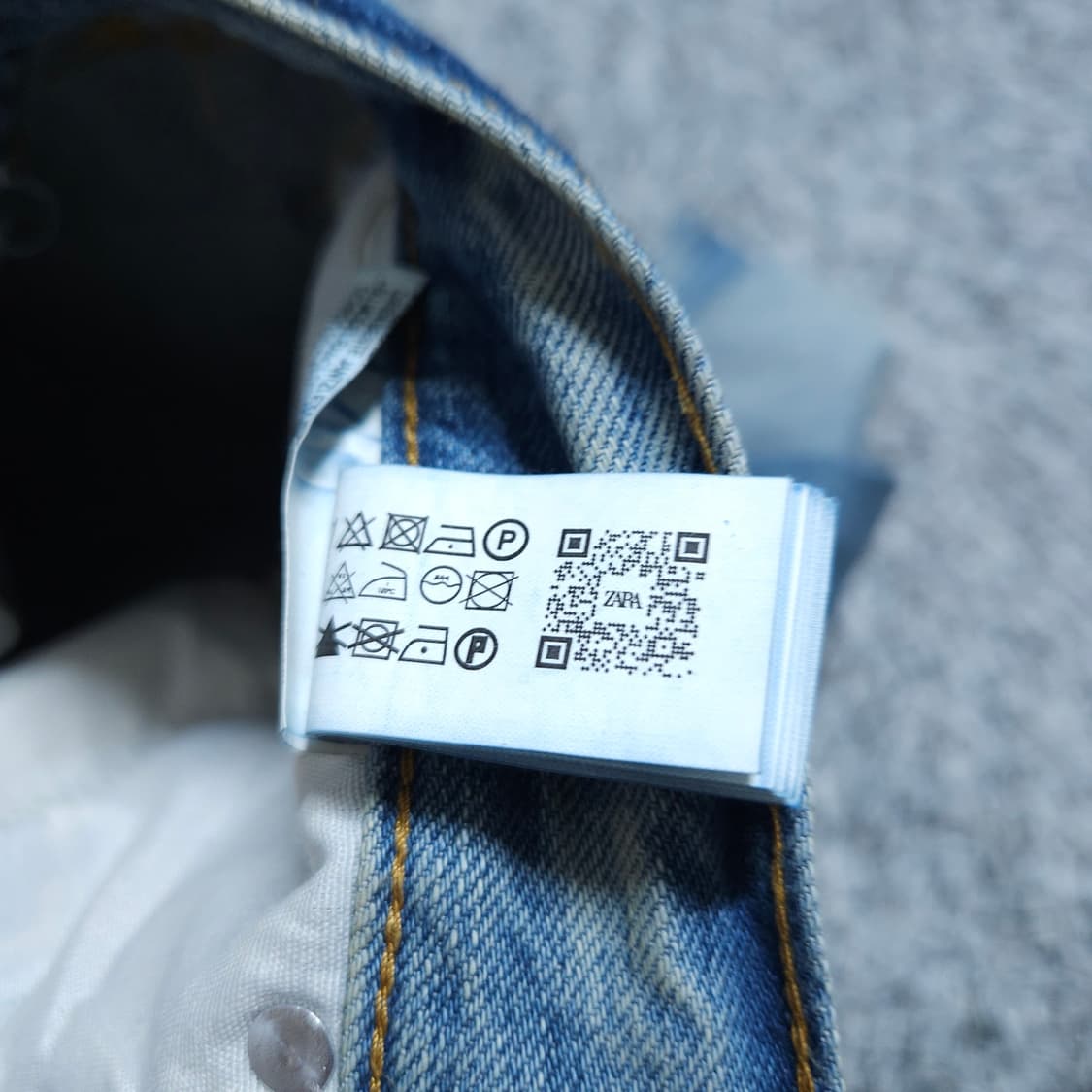 자라) 허리33 남자 연청바지 일자청바지 / 왕눈이샵 상품이미지9