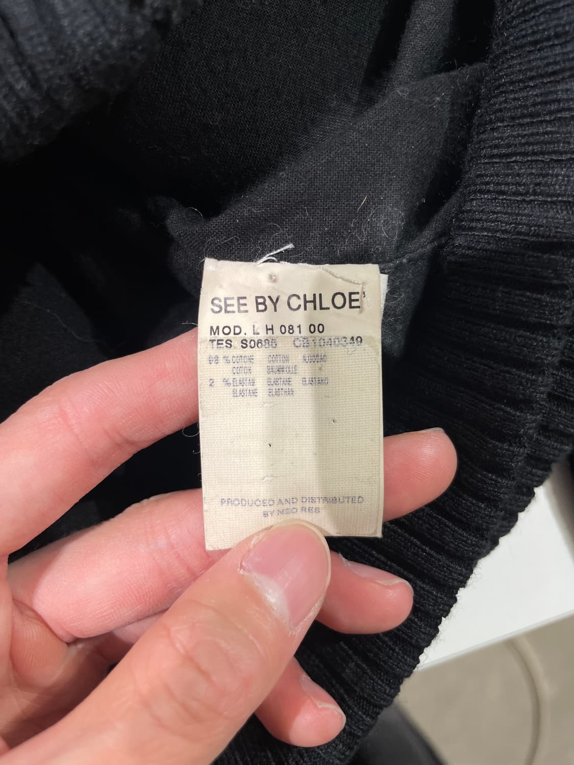 씨 바이 끌로에 블랙 유틸리티 코듀로이 봄버 자켓 상품이미지8