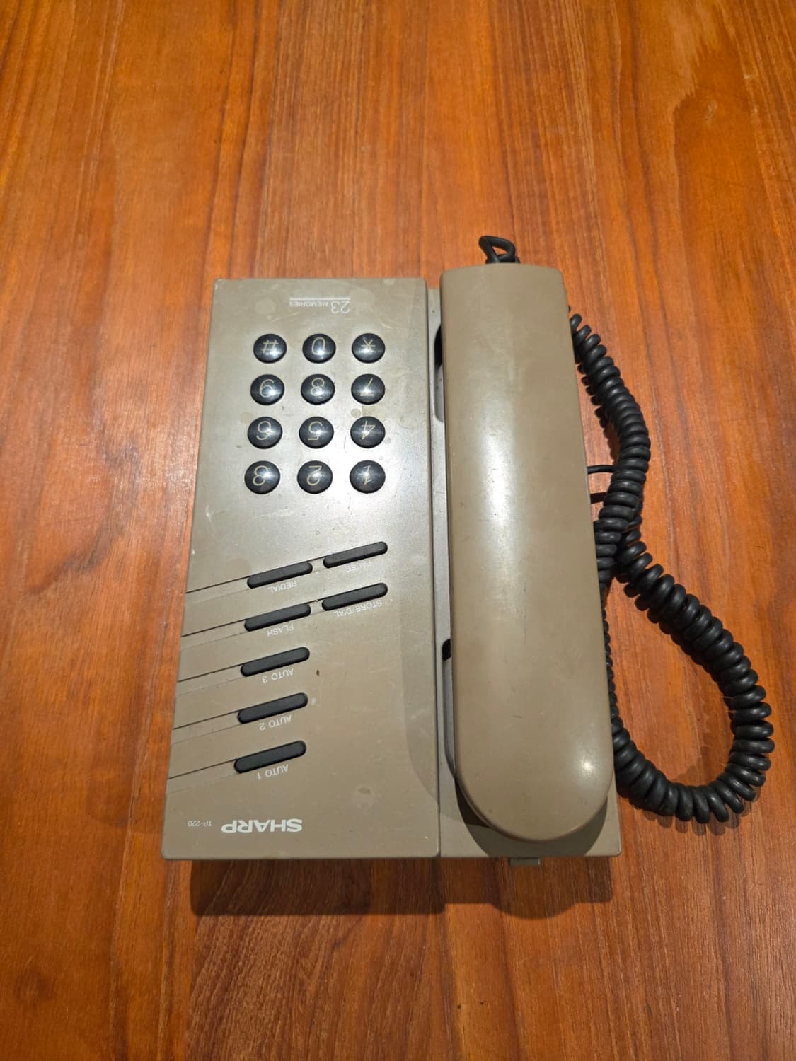 1980년대 한국 샤프 TP-220 유선전화기 상품이미지2