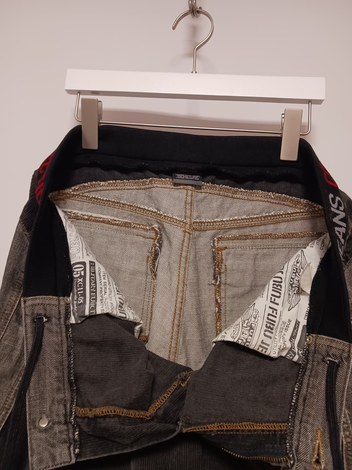 Fubu 뒷밴딩 데님 조거팬츠 상품이미지7