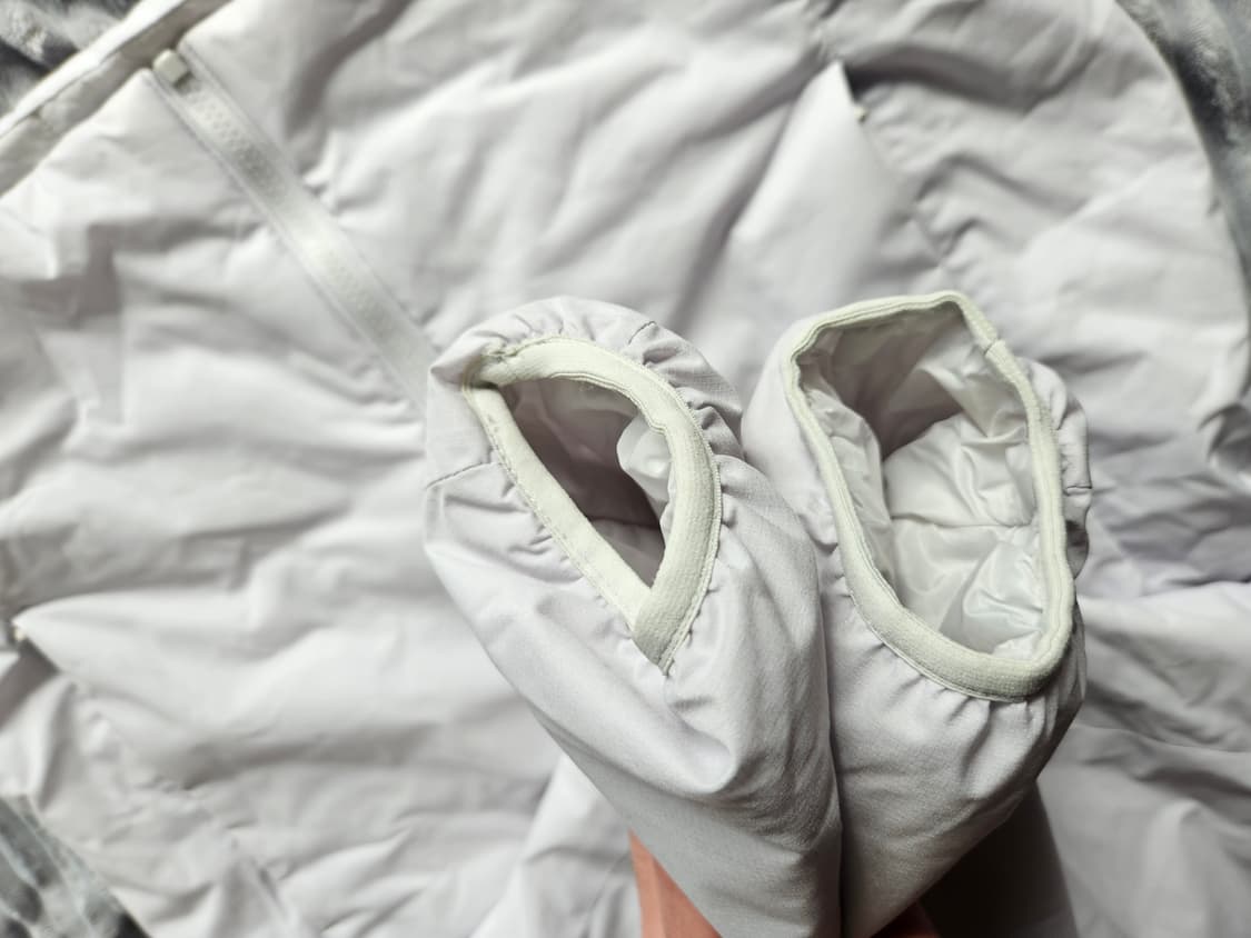 [M] 무신사 스탠다드 코어 클래식 패딩 자켓 라이트그레이 무탠다드 무톰 상품이미지5