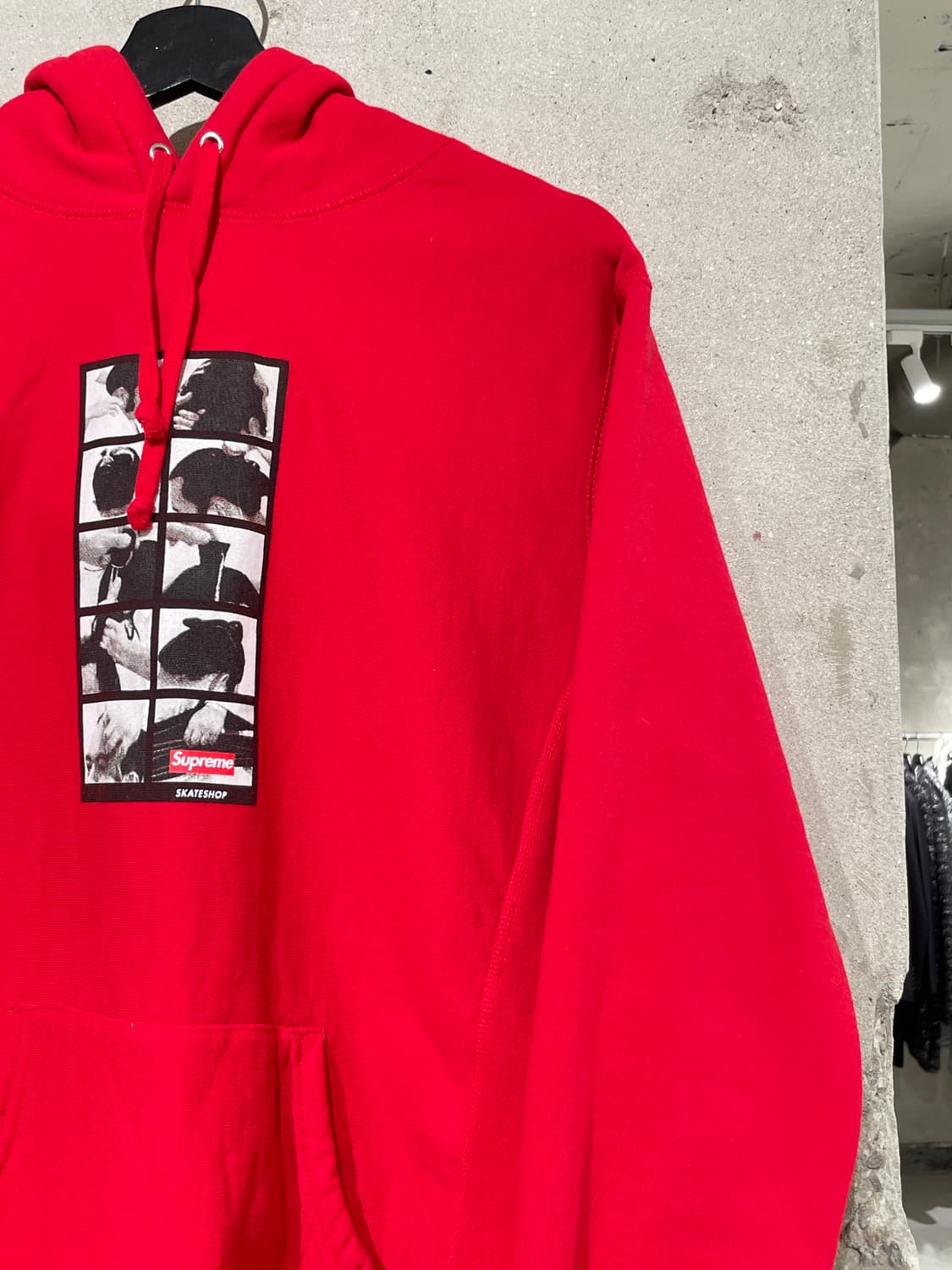 슈프림 레드 스모 헤어 컷 후디  상품이미지3