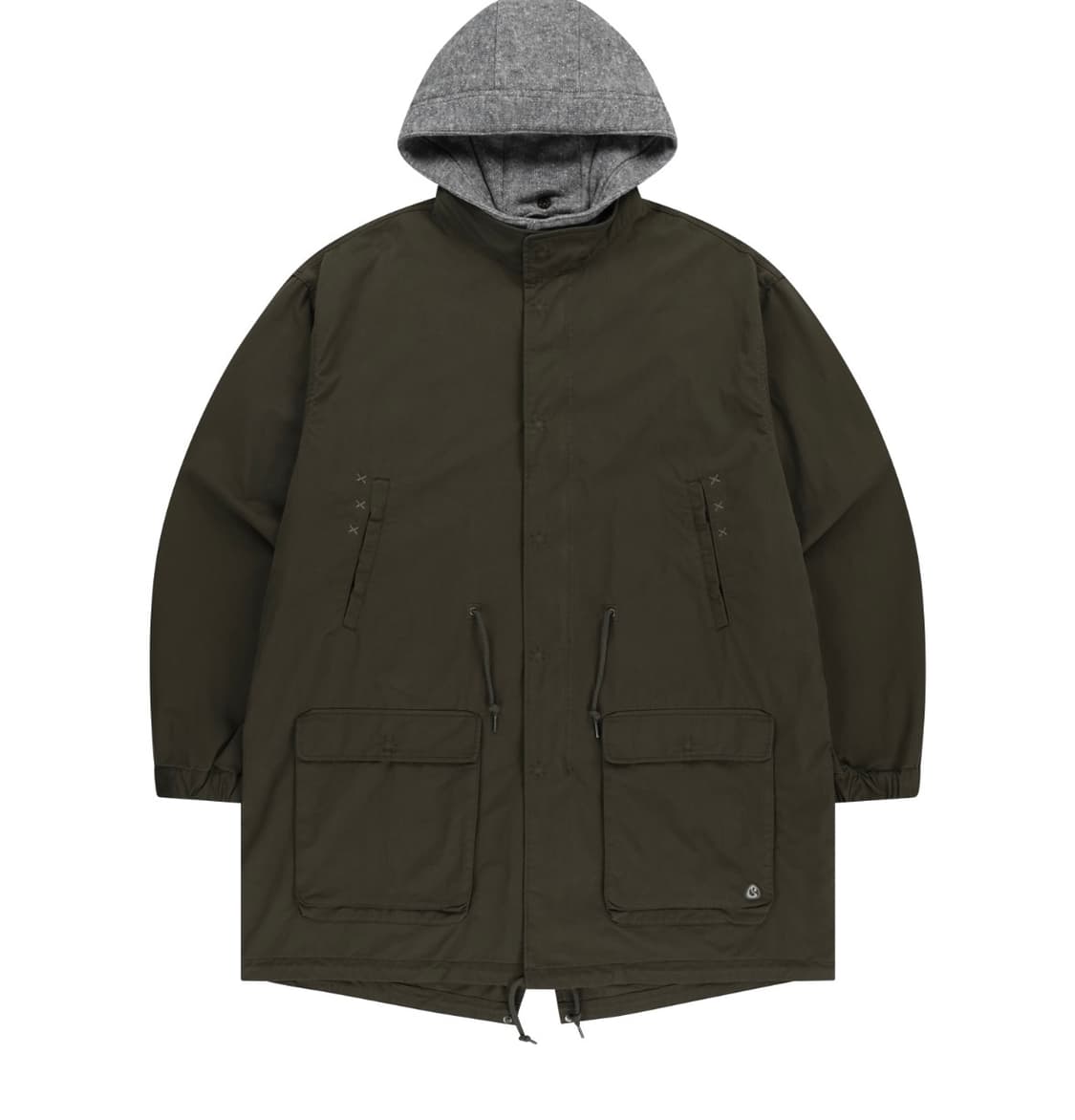 WASHED MILITARY JACKET MUD KHAKI 야상 상품이미지1