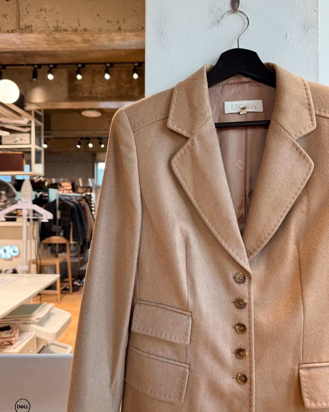 에스카다 브라운 카멜울 블레이저 자켓  상품이미지4