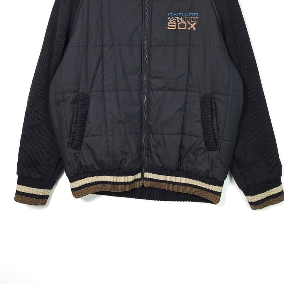 MLB 90's 니트 패딩 집업 XL 상품이미지4